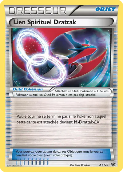 Image de la carte Pokemon Lien Spirituel Drattak XY172/211