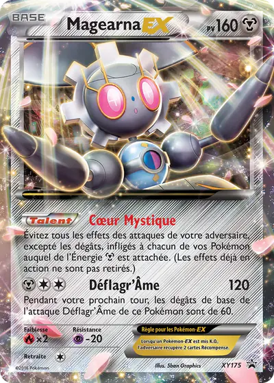 Image de la carte Pokemon Magearna EX XY175/211