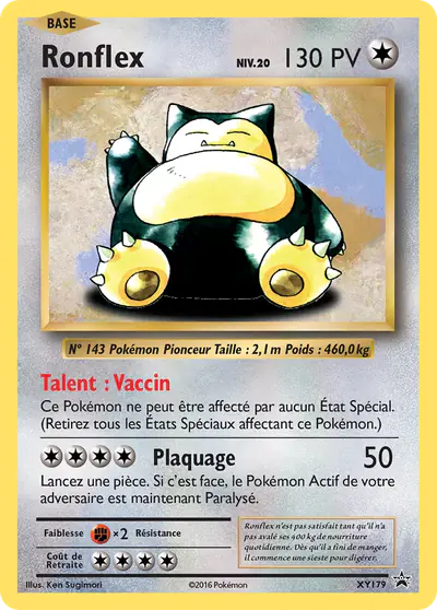 Image de la carte Pokemon Ronflex XY179/211