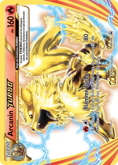 Image de la carte Pokemon Arcanin TURBO XY180/211