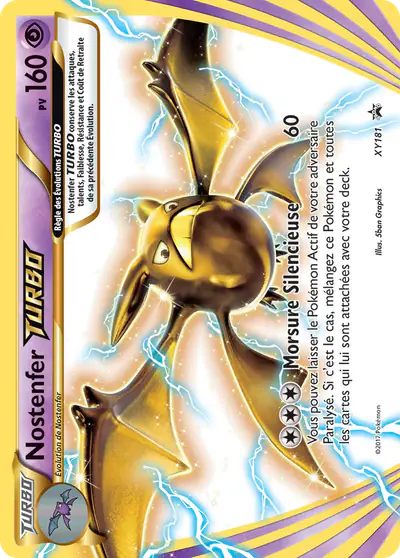 Image de la carte Pokemon Nostenfer TURBO XY181/211