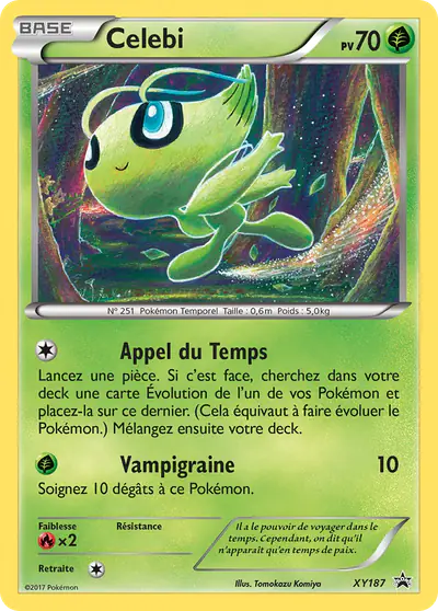Image de la carte Pokemon Celebi XY187/211