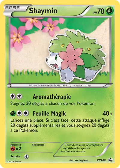Image de la carte Pokemon Shaymin XY188/211