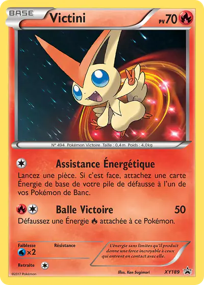 Image de la carte Pokemon Victini XY189/211