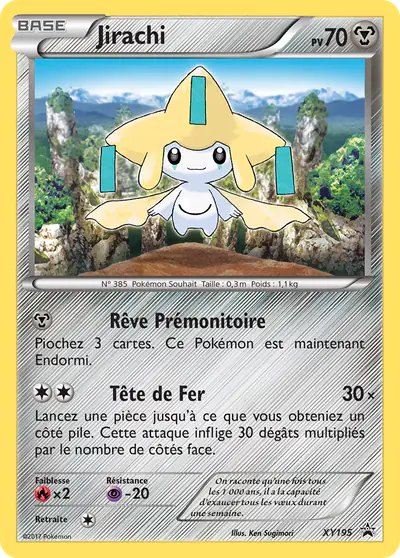Image de la carte Pokemon Jirachi XY195/211