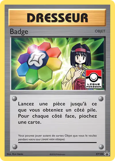 Image de la carte Pokemon Badge XY206/211