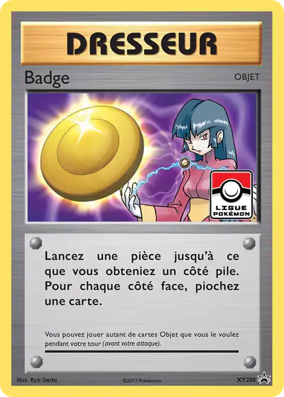 Image de la carte Pokemon Badge XY208/211