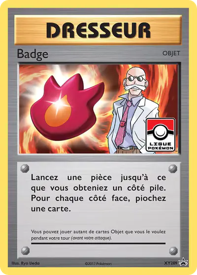 Image de la carte Pokemon Badge XY209/211