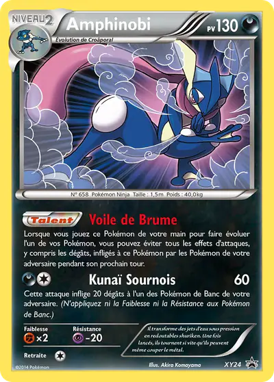 Image de la carte Pokemon Amphinobi XY24/211