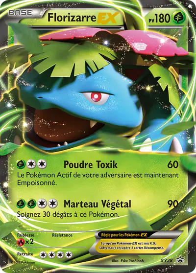 Image de la carte Pokemon Florizarre EX XY28/211