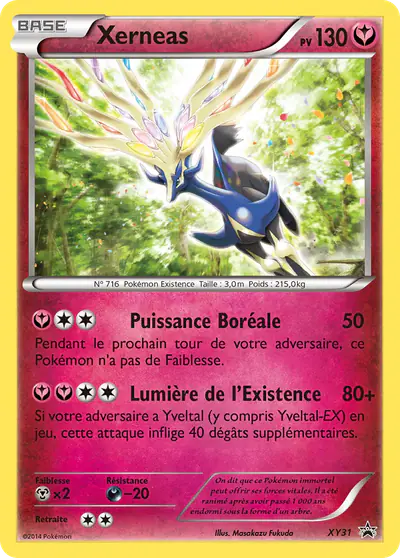 Image de la carte Pokemon Xerneas XY31/211