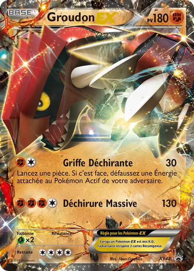 Image de la carte Pokemon Groudon EX XY42/211