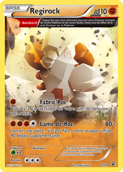 Image de la carte Pokemon Regirock XY49/211