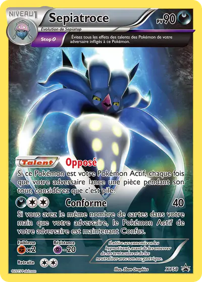 Image de la carte Pokemon Sepiatroce XY58/211