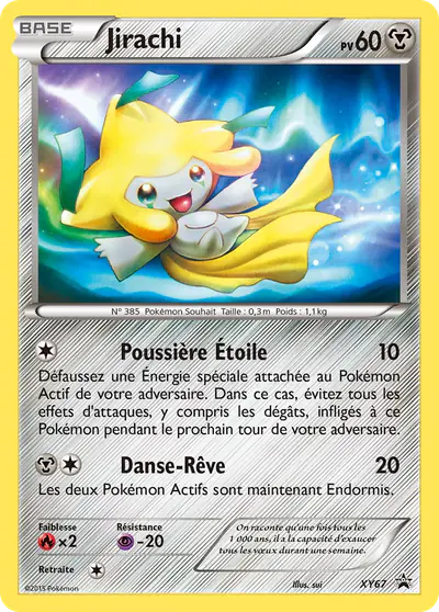 Image de la carte Pokemon Jirachi XY67/211