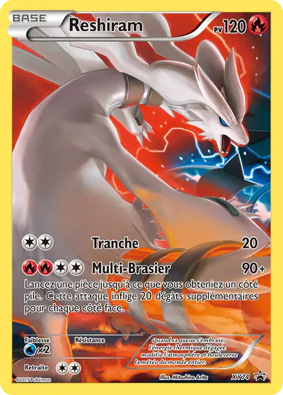 Image de la carte Pokemon Reshiram XY74/211