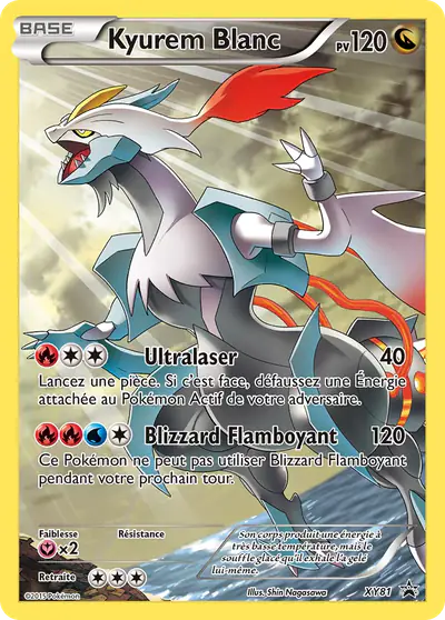 Image de la carte Pokemon Kyurem Blanc XY81/211