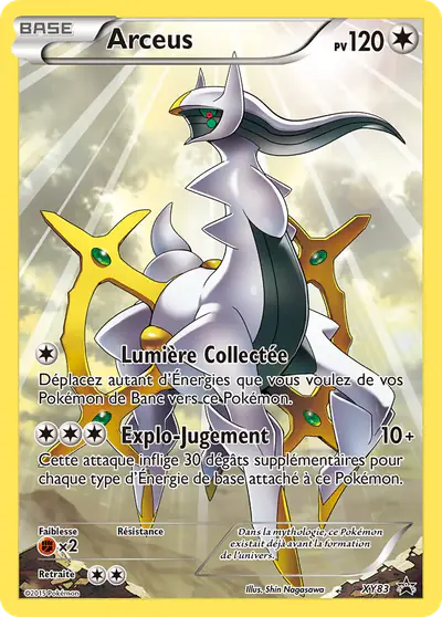 Image de la carte Pokemon Arceus XY83/211