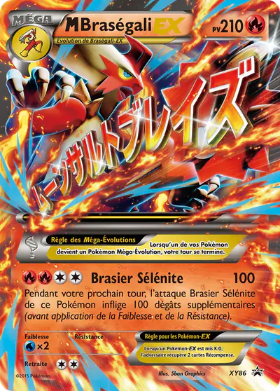 Image de la carte Pokemon M Braségali EX XY86/211