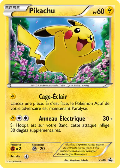 Image de la carte Pokemon Pikachu XY89/211