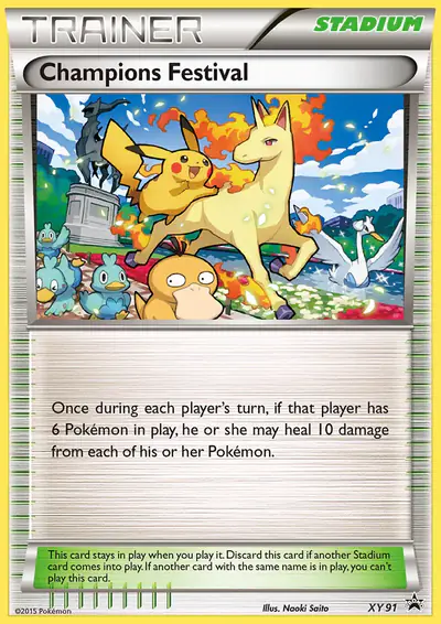 Image de la carte Pokemon Festival des Champions XY91/211