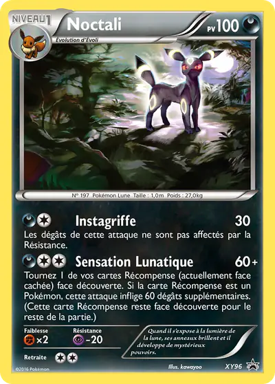 Image de la carte Pokemon Noctali XY96/211