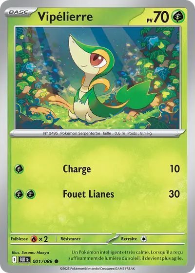 Image de la carte Pokemon Vipélierre 001/86