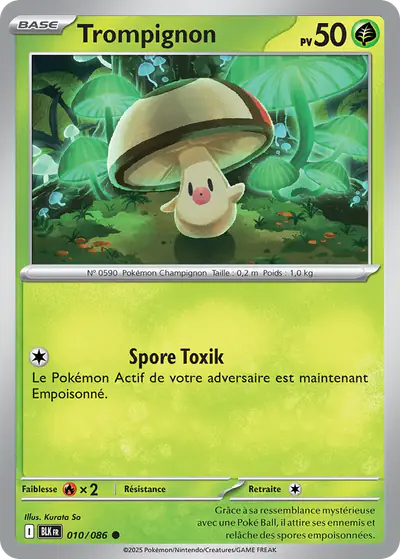 Image de la carte Pokemon Trompignon 010/86