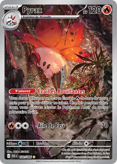 Image de la carte Pokemon Pyrax 100/86