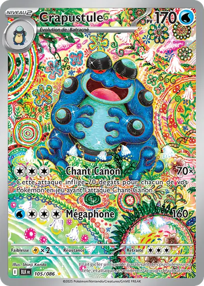 Image de la carte Pokemon Crapustule 105/86