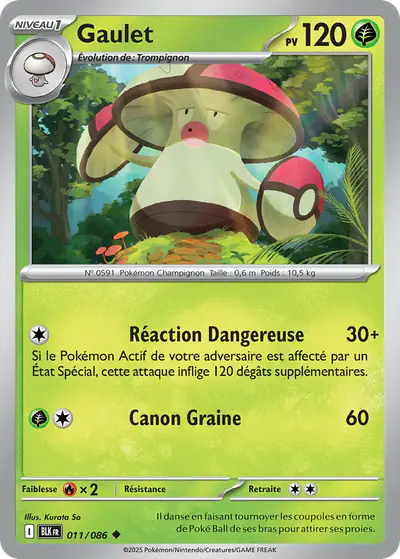 Image de la carte Pokemon Gaulet 011/86