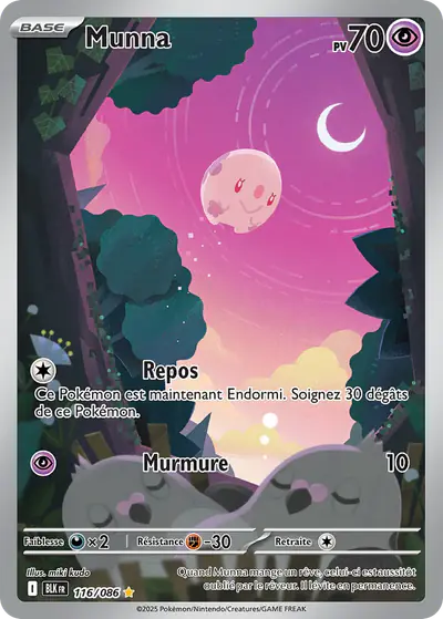 Image de la carte Pokemon Munna 116/86