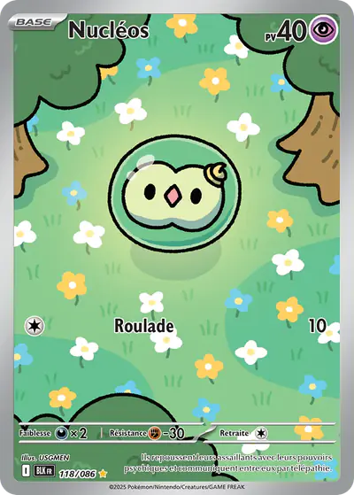 Image de la carte Pokemon Nucléos 118/86