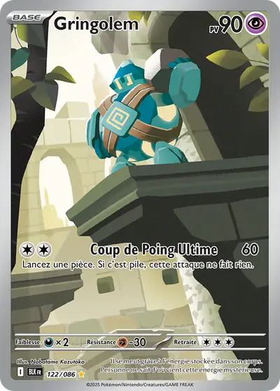 Image de la carte Pokemon Gringolem 122/86