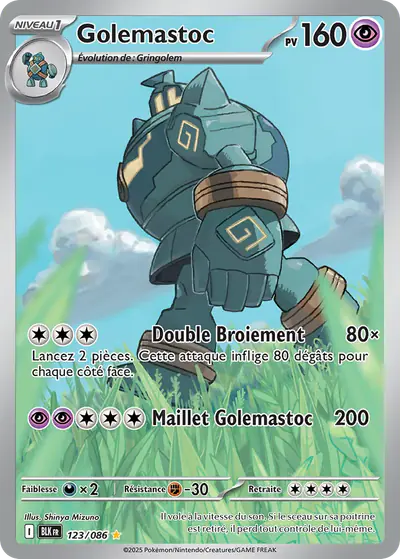Image de la carte Pokemon Golemastoc 123/86