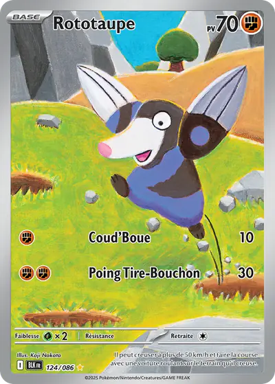 Image de la carte Pokemon Rototaupe 124/86