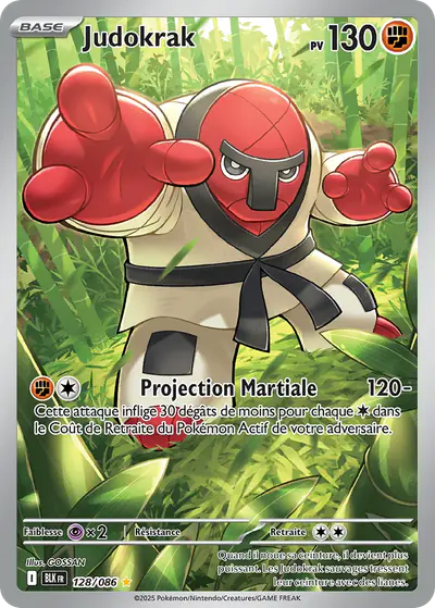 Image de la carte Pokemon Judokrak 128/86
