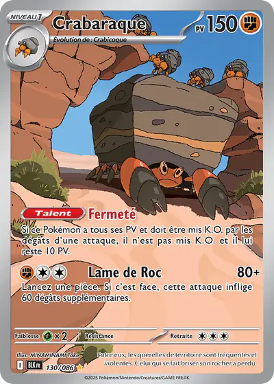 Image de la carte Pokemon Crabaraque 130/86