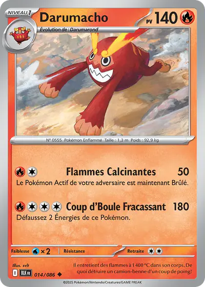 Image de la carte Pokemon Darumacho 014/86