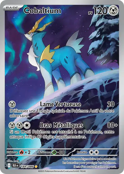 Image de la carte Pokemon Cobaltium 144/86
