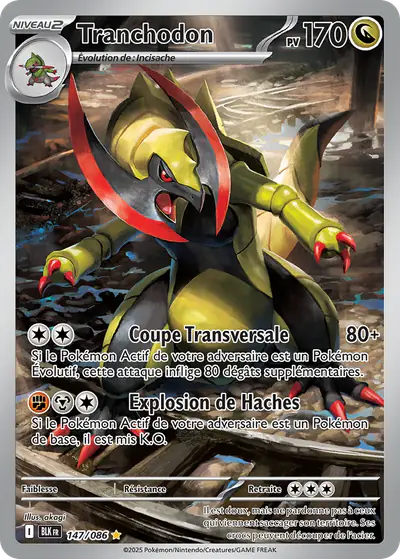 Image de la carte Pokemon Tranchodon 147/86