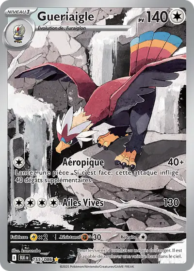 Image de la carte Pokemon Gueriaigle 155/86