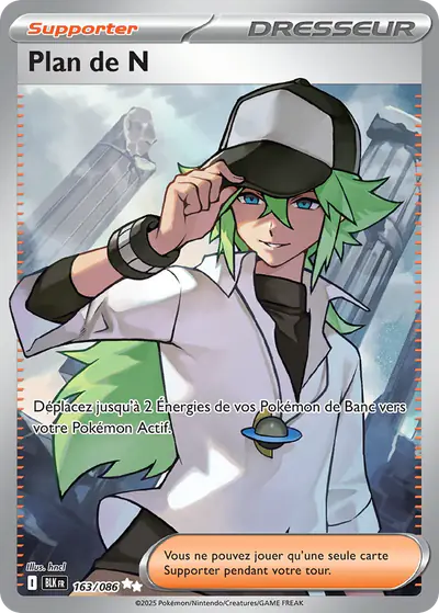 Image de la carte Pokemon Plan de N 163/86