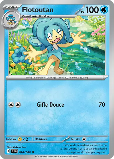 Image de la carte Pokemon Flotoutan 018/86