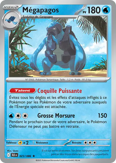 Image de la carte Pokemon Mégapagos 023/86