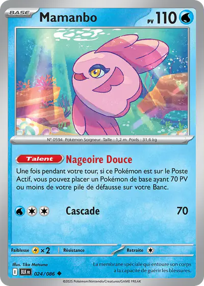 Image de la carte Pokemon Mamanbo 024/86