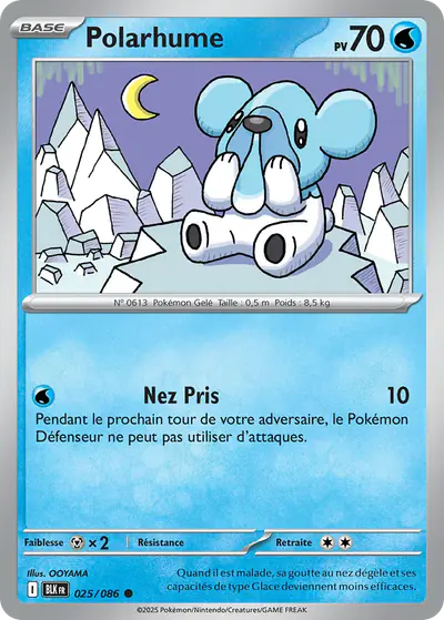 Image de la carte Pokemon Polarhume 025/86