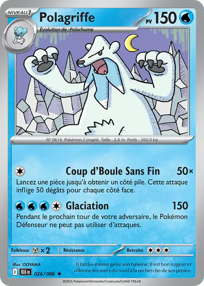 Image de la carte Pokemon Polagriffe 026/86