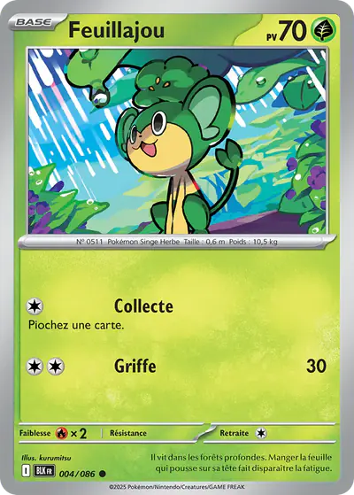 Image de la carte Pokemon Feuillajou 004/86