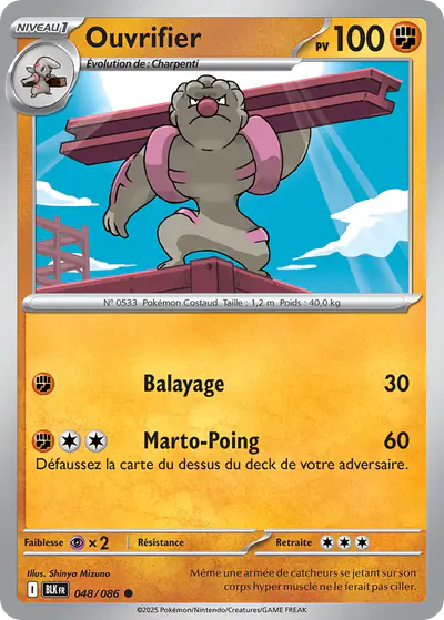 Image de la carte Pokemon Ouvrifier 048/86